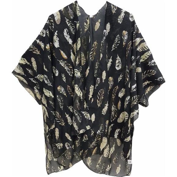 Variété Boutique Swim Womens Beach Cover Up Swimsuit Kimono